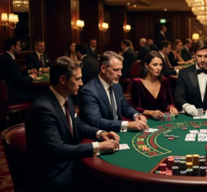 Roulette és blackjack asztalok céges kaszinó rendezvényen